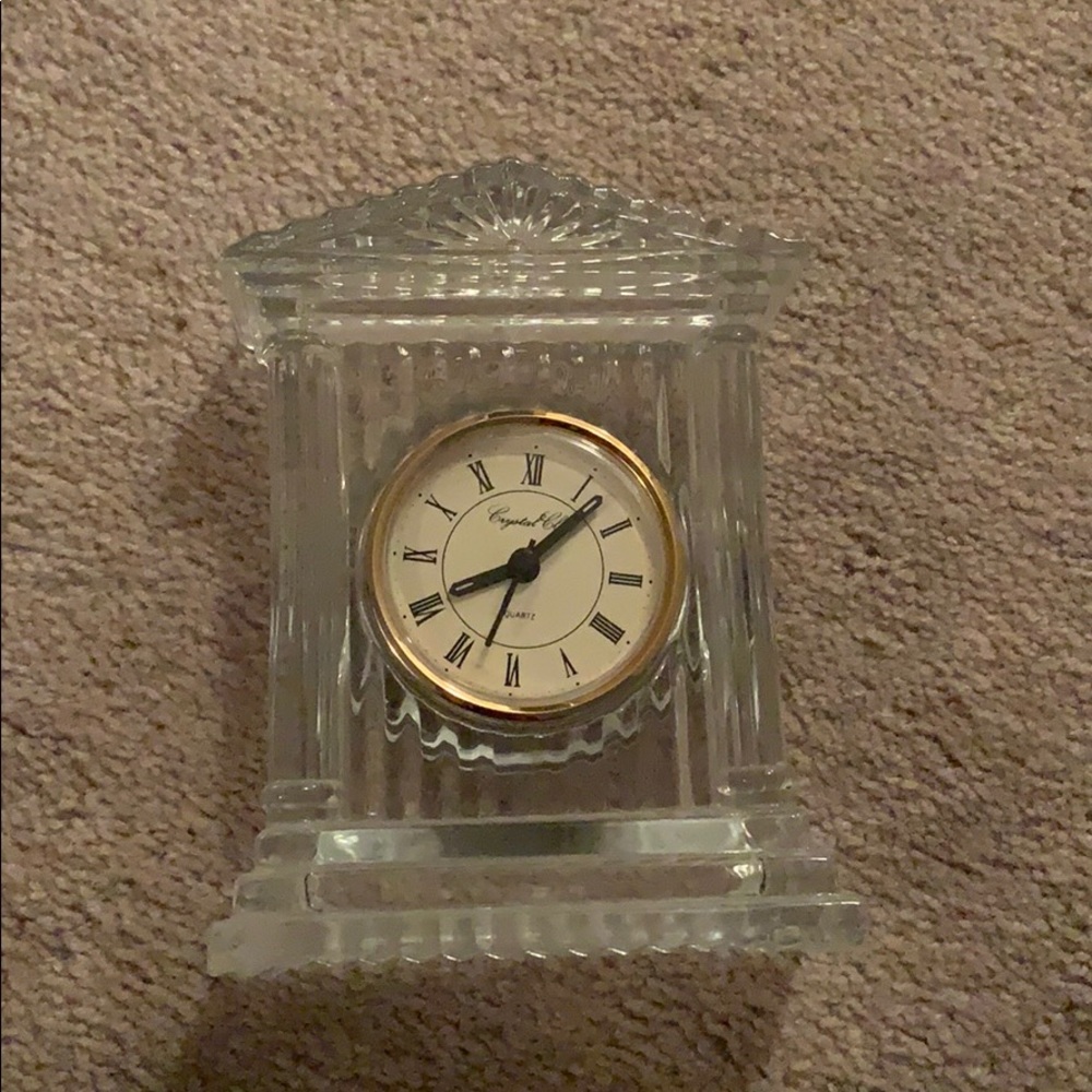24% lead crystal clear clock